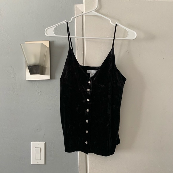 Topshop Velvet Camisole - Picture 3 of 4